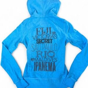 Y2K 2000s style Victorias Secret Supermodel Essentials Angel wing zip up